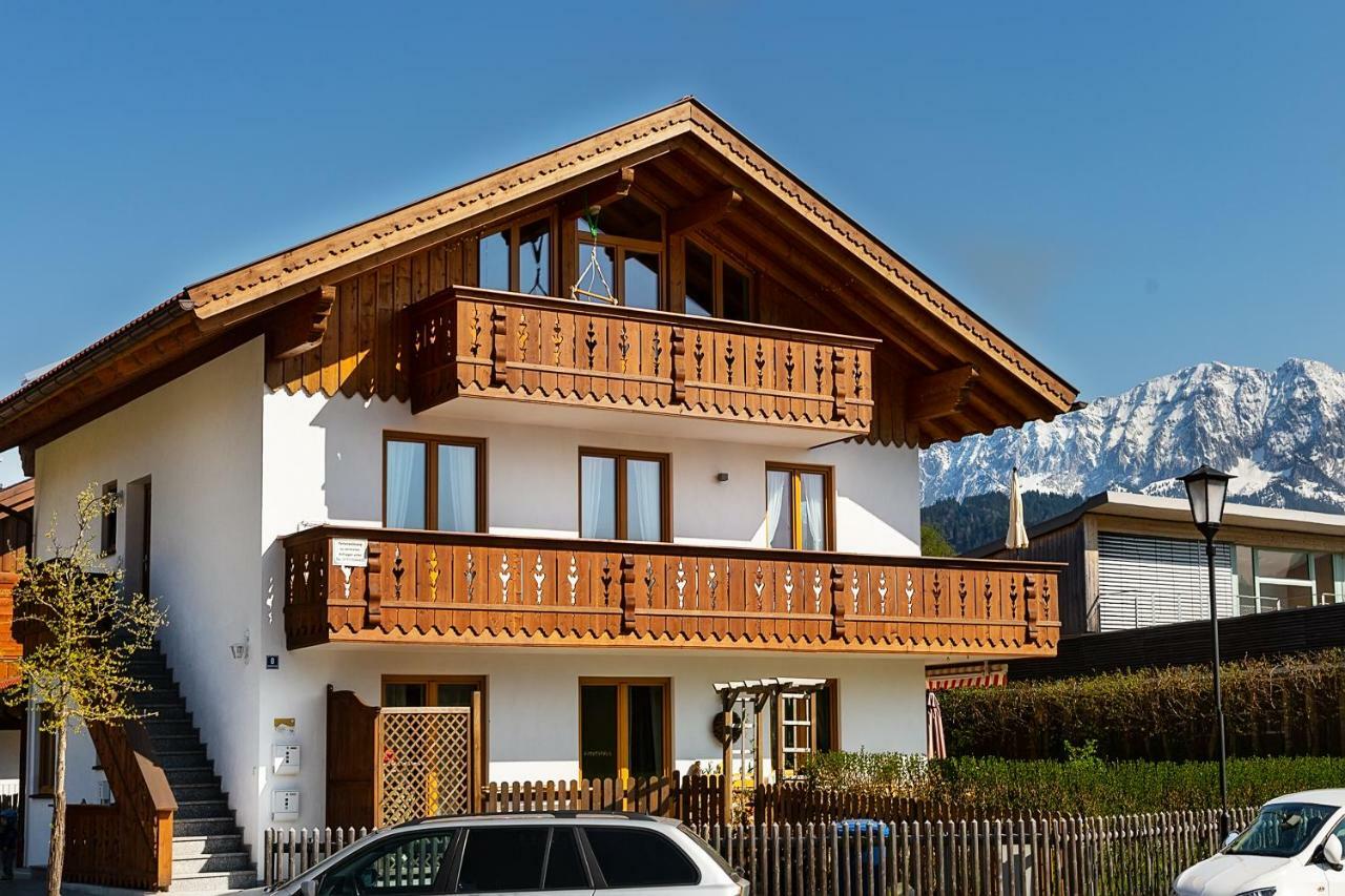 Ferienwohnung Wetterstein Garmisch-Partenkirchen járás Kültér fotó